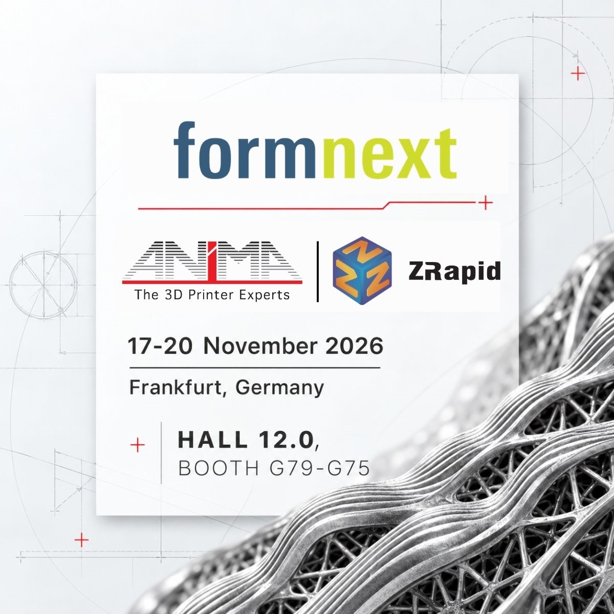 ANiMA & ZRapid at Formnext 2026